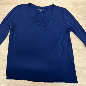 Majestic Filatures soft blue top